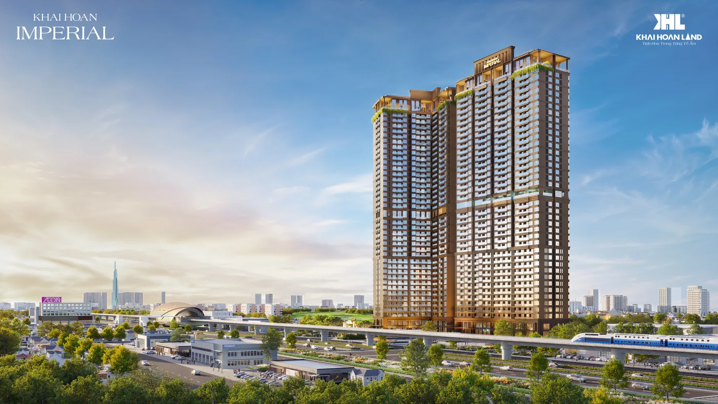 Khải Hoàn Imperial trên mặt tiền Quốc lộ 13
